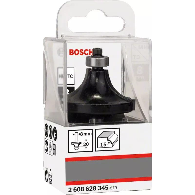 Bosch 2 608 628 345 frezavimo bitė Apvalinimo bitė 1 vnt.