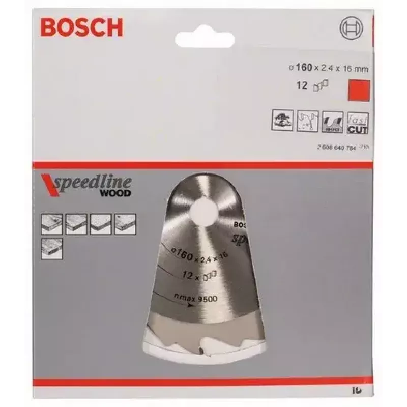 Diskinis pjūklas Bosch 2 608 640 784 16 cm medienai