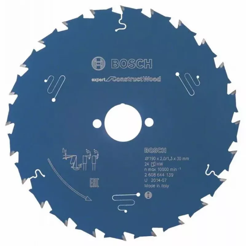 Diskinis pjūklo diskas Bosch 2 608 644 139