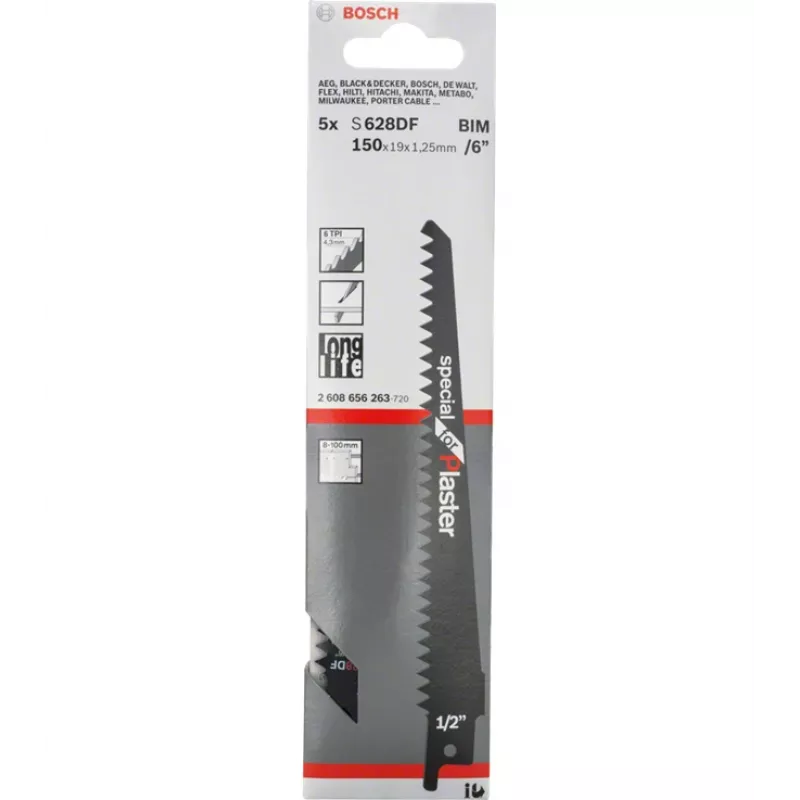 Bosch 2608656263 Siaurapjūklo geležtė bimetalinė 5 vnt.
