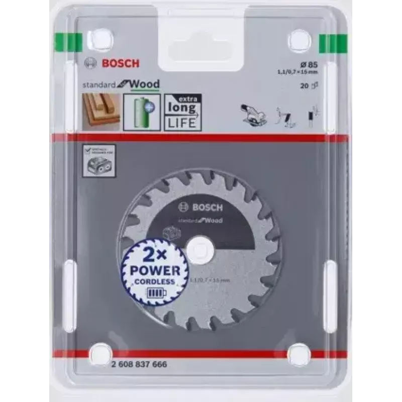 Bosch 2 608 837 666 diskinis pjūklas 8,5 cm 1 vnt.