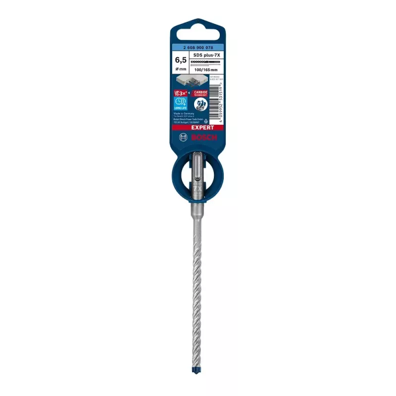 Grąžtas Bosch SDS plus-7X 6,5 mm 165 mm