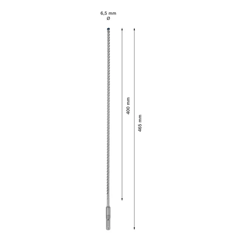 Grąžtas Bosch SDS plus-7X 6,5 mm 465 mm