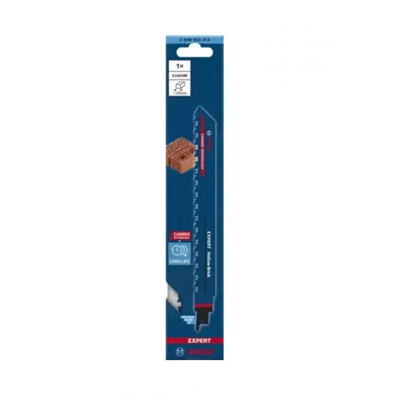 Bosch 2 608 900 414 siaurapjūklio / slankiojo pjūklo / atbulinio pjūklo peilis Sabre pjūklo peilis Karbidas 1 vnt.