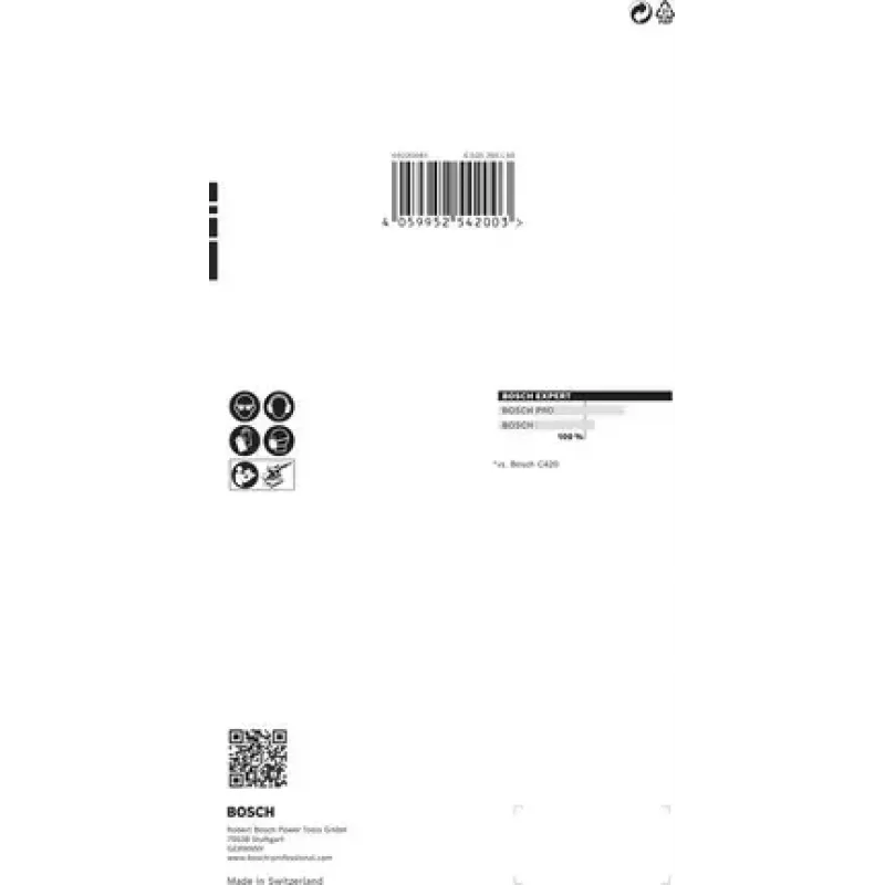 Bosch 2 608 900 860 sukamojo įrankio šlifavimo/šlifavimo reikmuo Mediena Šlifavimo lakštas
