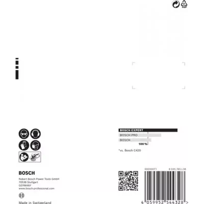 Bosch 2 608 901 096 rotacinio įrankio šlifavimo/šlifavimo reikmenys medienai Šlifavimo lapas