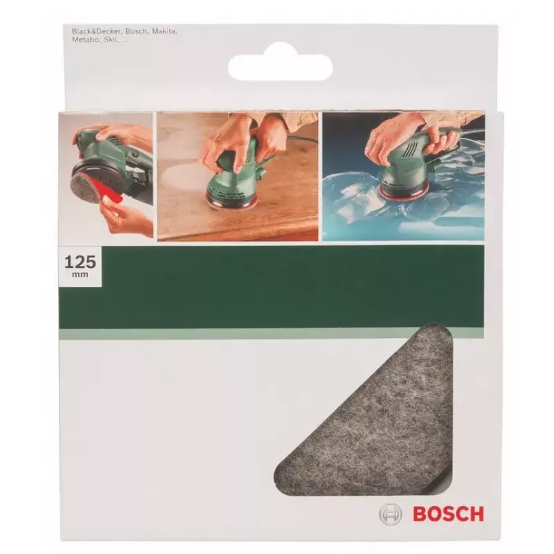 Bosch 2 609 256 054 veltinio poliravimo diskas, 125 mm