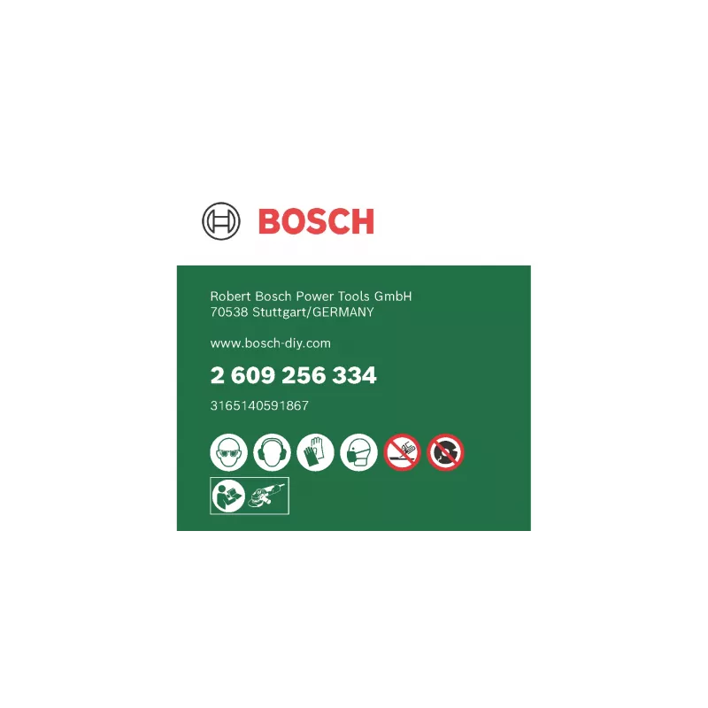 Bosch 2 609 256 334 kampinio šlifuoklio priedas Pjovimo diskas