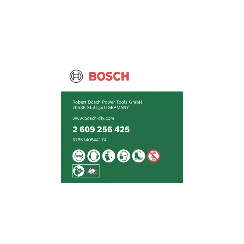 Bosch 2 609 256 425 diskinis pjūklo diskas 6.5 cm 1 vnt.