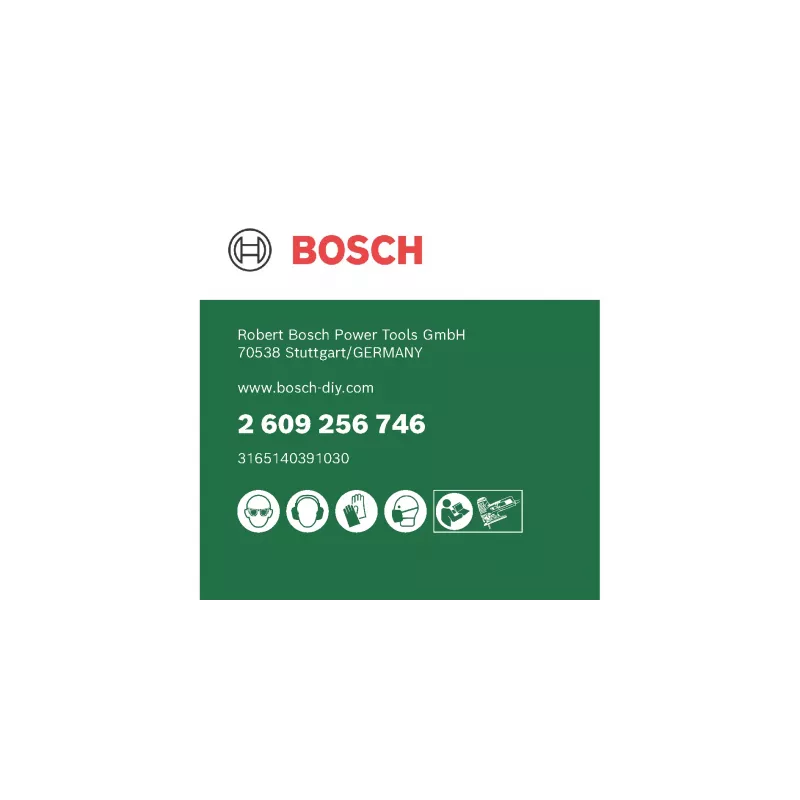 Bosch 2 609 256 746 siaurapjūklio / slankiojo pjūklo / grįžtamojo pjūklo peiliukas