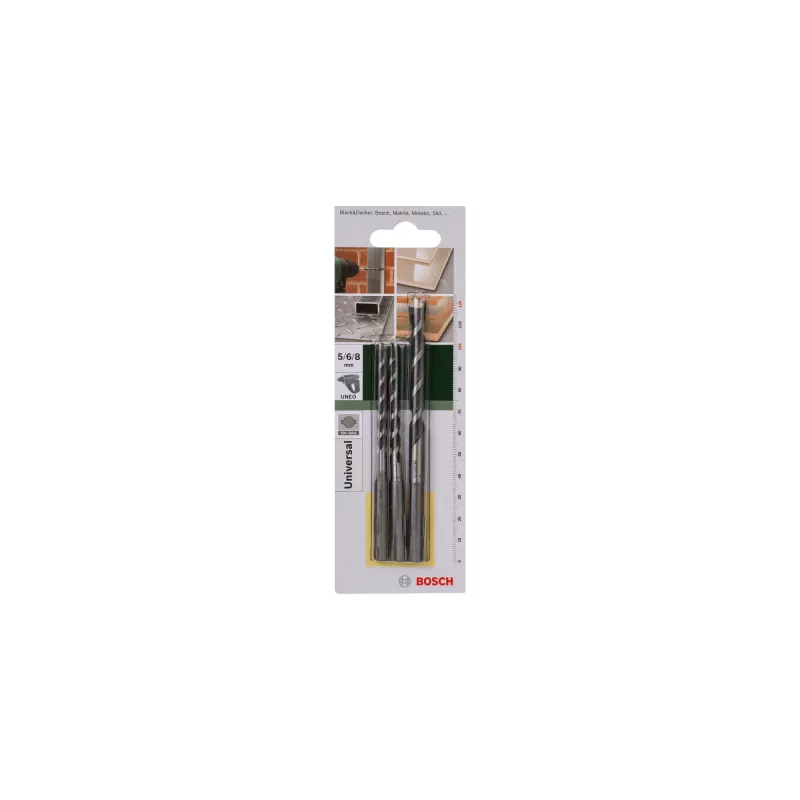 Bosch SDS-Quick universalus grąžtų rinkinys, 3 vnt.