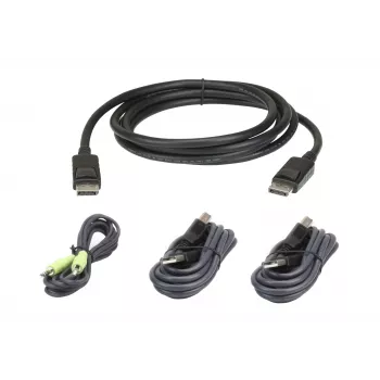 ATEN DisplayPort Secure KVM; 1,8 m USB DisplayPort