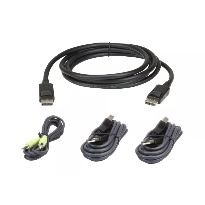 ATEN DisplayPort Secure KVM; 1,8 m USB DisplayPort