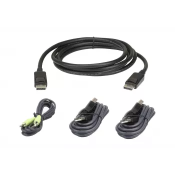 ATEN DisplayPort saugus KVM; 3 m USB DisplayPort
