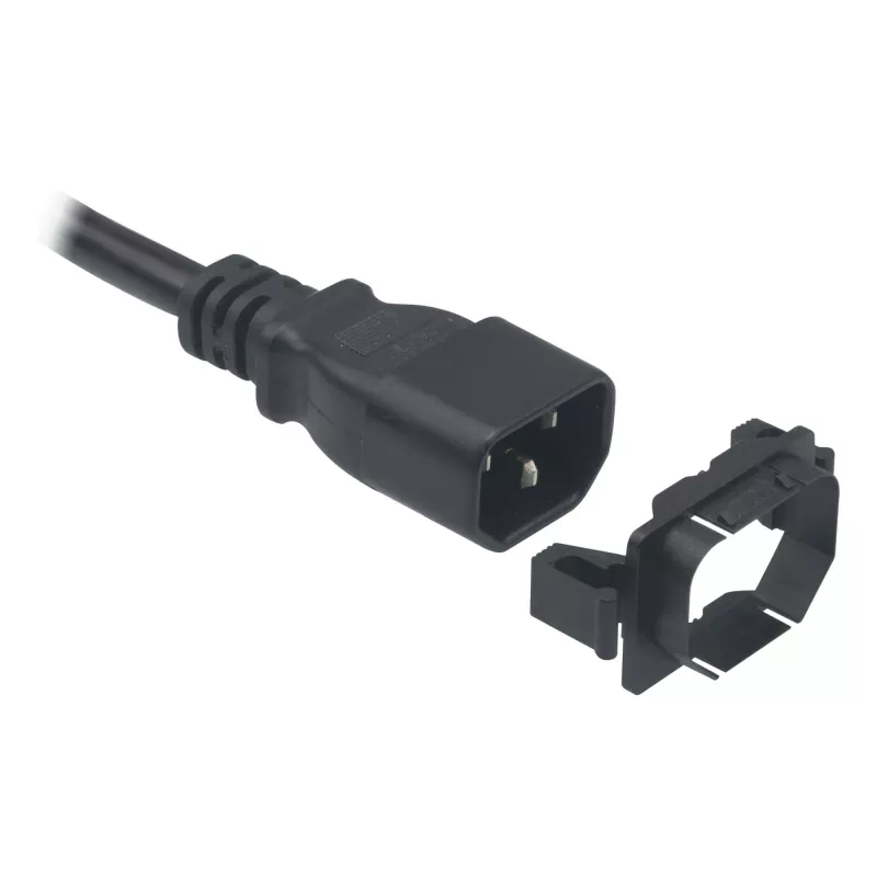 ATEN C14 Smart-Lock kištukinė jungtis, juoda, 1 vnt.