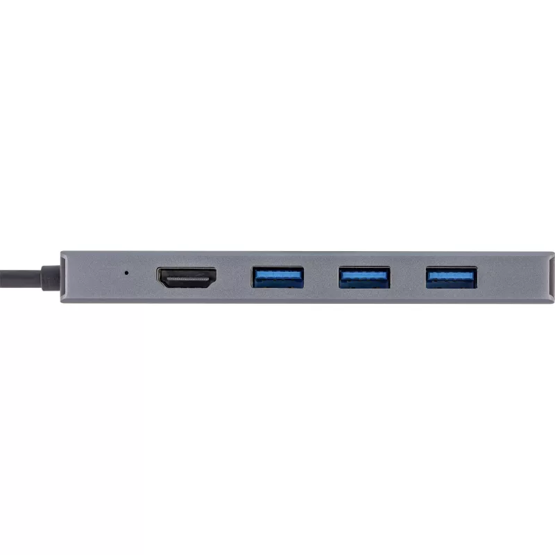 InLine USB 3.2 USB-C kelių prievadų šakotuvas (3x USB-A + USB-C) - kortelių skaitytuvas - HDMI - OTG