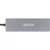 InLine USB 3.2 USB-C kelių prievadų šakotuvas (3x USB-A + USB-C) - kortelių skaitytuvas - HDMI - OTG