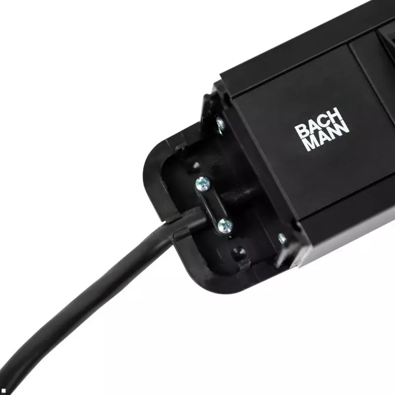 Elektros ilgintuvas Bachmann PRIMO 2 2m 6 AC lizdai patalpoms Juodas