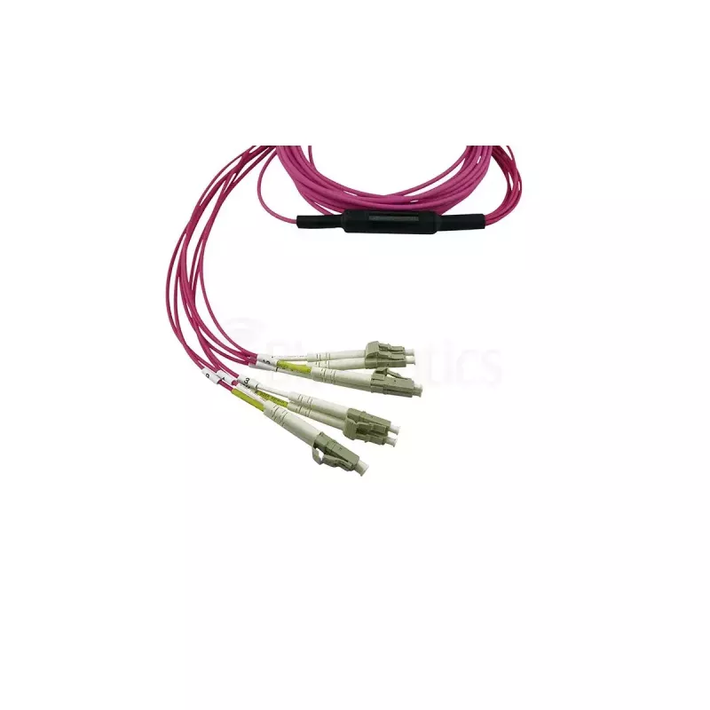 MPO-4xLC Multimode OM4 komutacinis kabelis BlueOptics Alcatel-Nokia 3HE13896AA-7.5 7.5m LC/APC