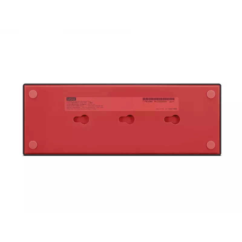 Lenovo 40B00300IT nešiojamojo kompiuterio dokas / prievadų atkartotuvas laidinis Thunderbolt 4 juoda, raudona