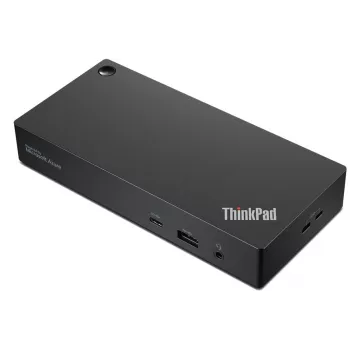 Lenovo 40B20135DK nešiojamojo kompiuterio dokas / prievadų atkartojimo įrenginys Laidinis USB 3.2 Gen 1 (3.1 Gen 1) Type-C Juoda
