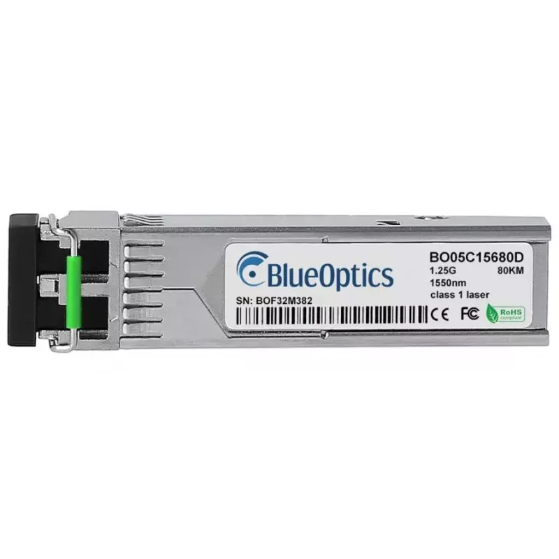 Skaidulinis optinis SFP siųstuvas-imtuvas BlueOptics 430-4536-BO 80000 m Aliuminis