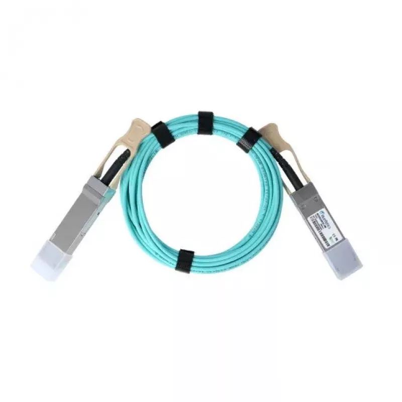 InfiniBand/šviesolaidinis kabelis BlueOptics 470-ABOC-BO QSFP28 AOC 30 m Aqua