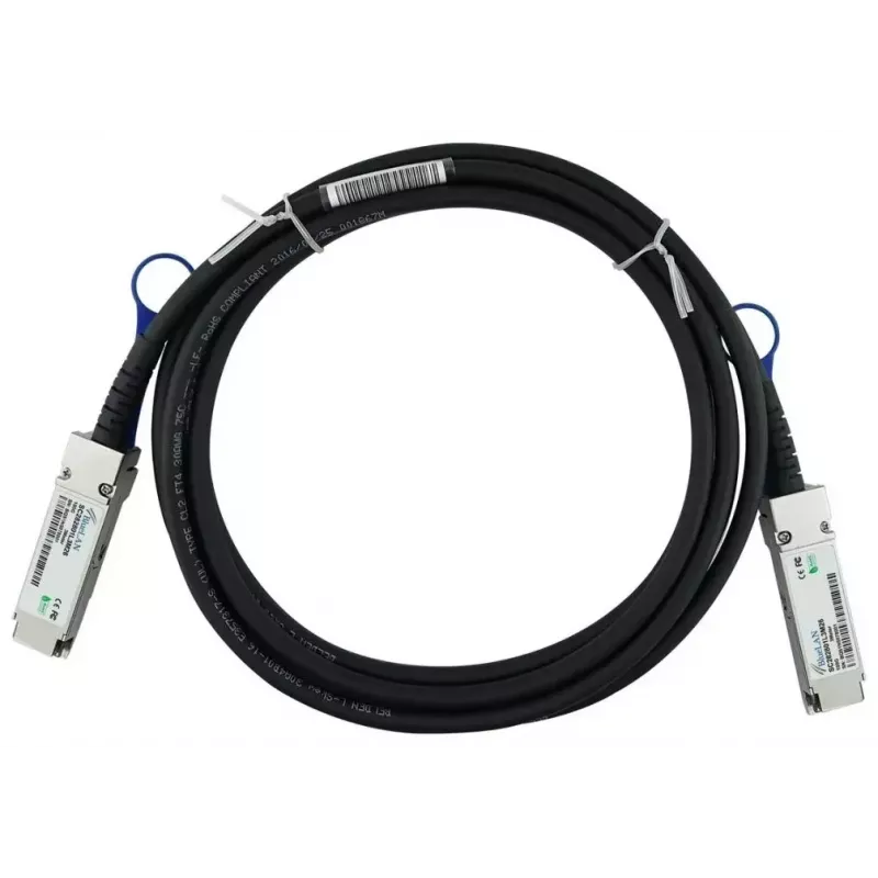 InfiniBand / šviesolaidinis kabelis BlueOptics 470-ABPY 1 m QSFP28 Juodas