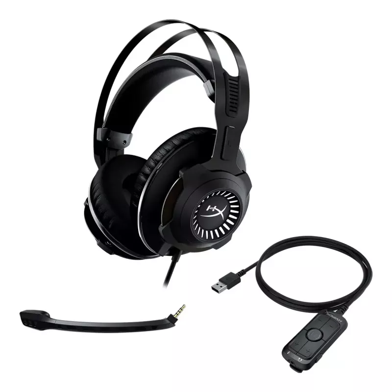 HyperX Cloud Revolver – žaidimų ausinės + 7.1 (Gunmetal)