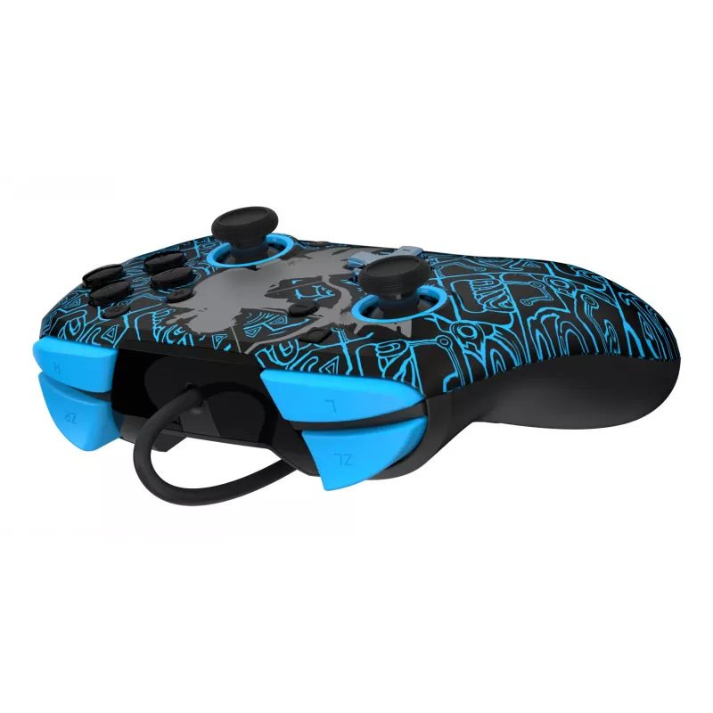 PDP Nintendo Switch Sheikah Shoot REMATCH GLOW valdiklis, Žaidimų pultas, Nintendo Switch, Nintendo Switch Lite, Nintendo Switch OLED, D-pad, Pradžios mygtukas, Analoginis / skaitmeninis, Laidinis, USB