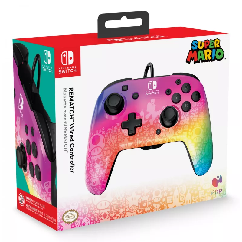 PDP REMATCH laidinis valdiklis: Star Spectrum, skirtas Nintendo Switch, Nintendo Switch - OLED modeliui