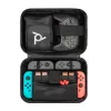 PDP Commuter Case - Elite Edition, dėklas-įmautė, Nintendo, juoda, pilka, Nintendo Switch, Nintendo Switch Lite, Nintendo Switch OLED, atsparus kritimui, atsparus įbrėžimams, užtrauktukas