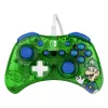 PDP Rock Candy: Luigi Lime Blue, Green, Translucent USB Gamepad Analogue / Digital Nintendo Switch, Nintendo Switch Lite, Nintendo Switch OLED