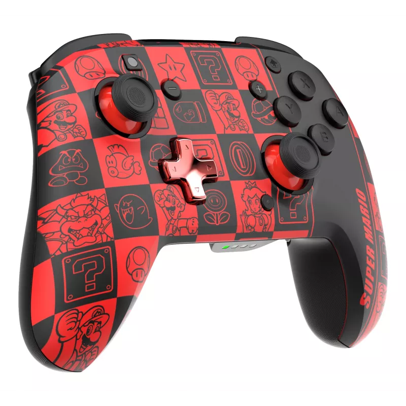 PDP REMATCH GLOW Juoda, Green, Red Gamepad Analogue / Digital Nintendo Switch, Nintendo Switch OLED
