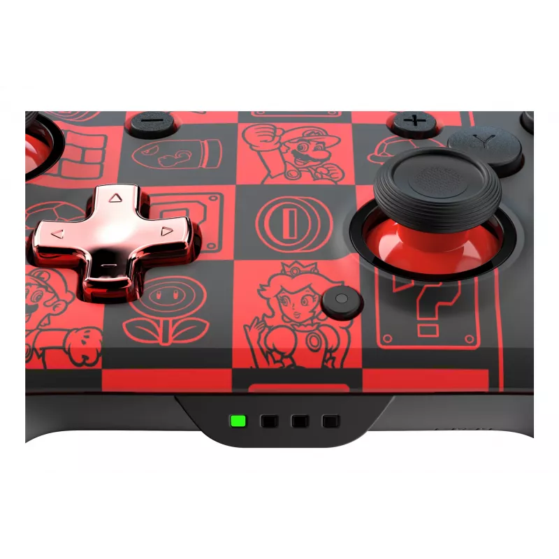 PDP REMATCH GLOW Juoda, Green, Red Gamepad Analogue / Digital Nintendo Switch, Nintendo Switch OLED