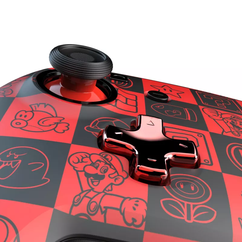 PDP REMATCH GLOW Juoda, Green, Red Gamepad Analogue / Digital Nintendo Switch, Nintendo Switch OLED