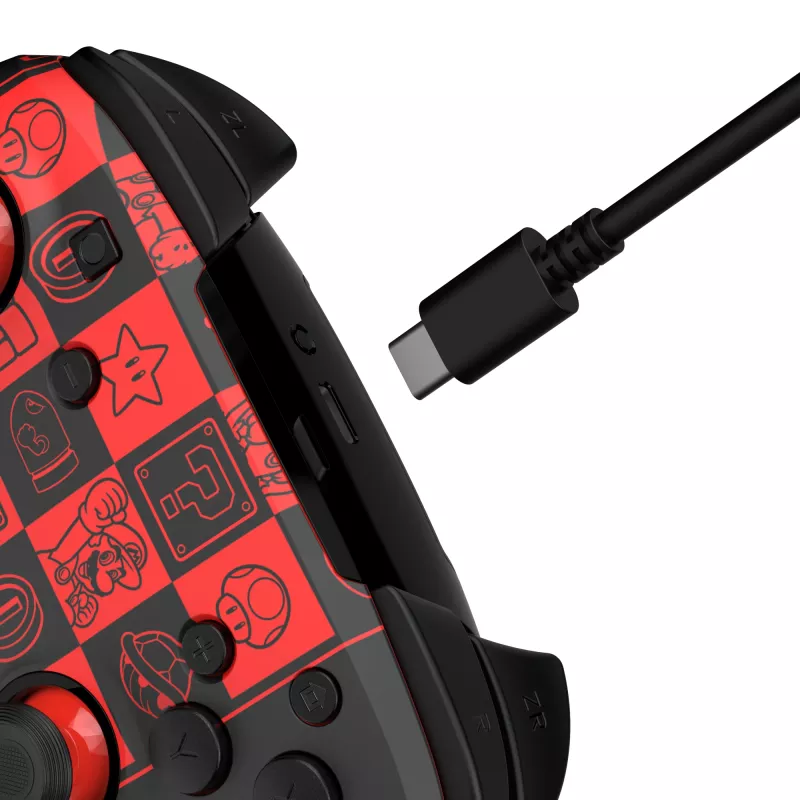 PDP REMATCH GLOW Juoda, Green, Red Gamepad Analogue / Digital Nintendo Switch, Nintendo Switch OLED
