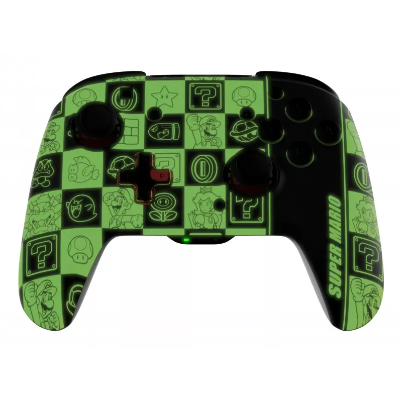 PDP REMATCH GLOW Juoda, Green, Red Gamepad Analogue / Digital Nintendo Switch, Nintendo Switch OLED