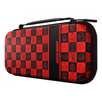 PDP Travel Case Plus GLOW: Super Icon, skirtas Nintendo Switch, Nintendo Switch Lite, Nintendo Switch – OLED modeliui