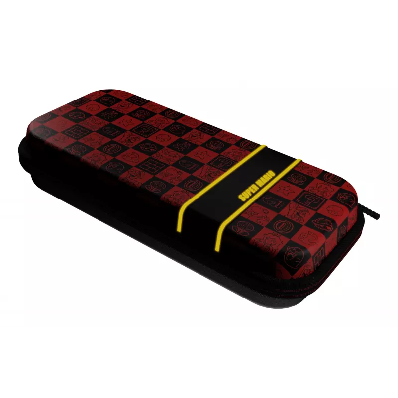 PDP Travel Case Plus GLOW: Super Icon, skirtas Nintendo Switch, Nintendo Switch Lite, Nintendo Switch – OLED modeliui