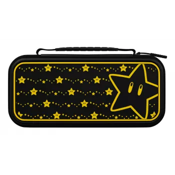 PDP Travel Case Plus GLOW: Super Star, skirtas Nintendo Switch, Nintendo Switch Lite, Nintendo Switch – OLED modeliui