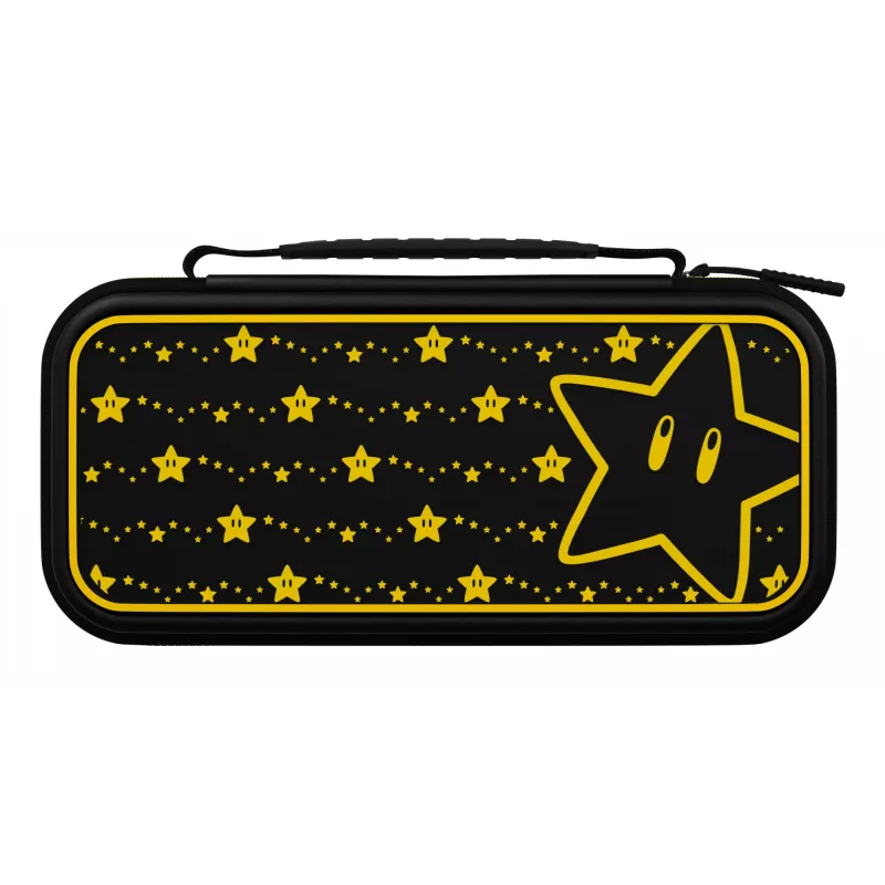 PDP Travel Case Plus GLOW: Super Star, skirtas Nintendo Switch, Nintendo Switch Lite, Nintendo Switch – OLED modeliui