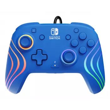 PDP Afterglow Wave Mėlyna USB Gamepad Analogue / Digital Nintendo Switch, Nintendo Switch OLED