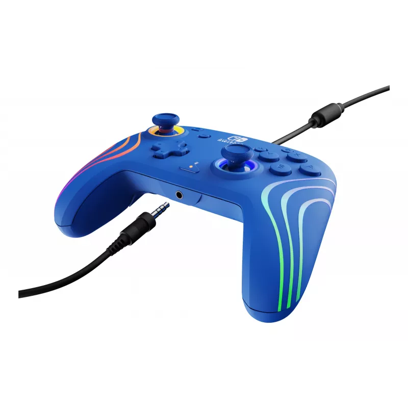 PDP Afterglow Wave Mėlyna USB Gamepad Analogue / Digital Nintendo Switch, Nintendo Switch OLED