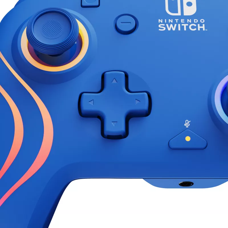 PDP Afterglow Wave Mėlyna USB Gamepad Analogue / Digital Nintendo Switch, Nintendo Switch OLED