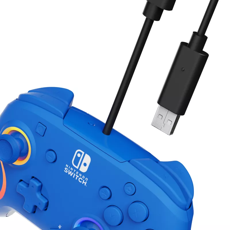 PDP Afterglow Wave Mėlyna USB Gamepad Analogue / Digital Nintendo Switch, Nintendo Switch OLED