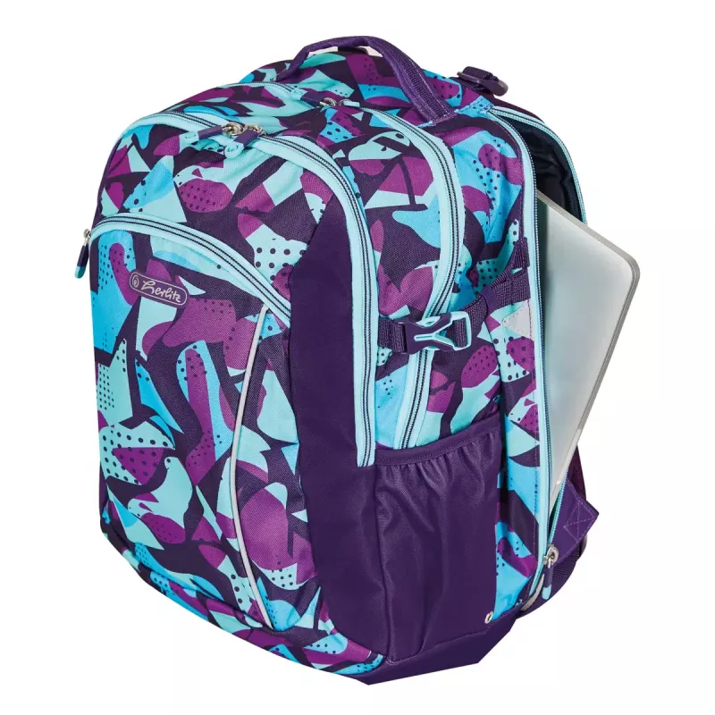 Mokyklinė kuprinė Herlitz Ultimate CamoPurple