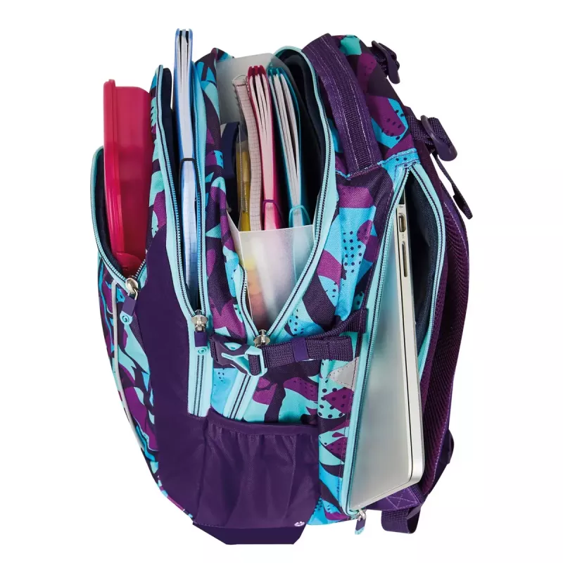 Mokyklinė kuprinė Herlitz Ultimate CamoPurple