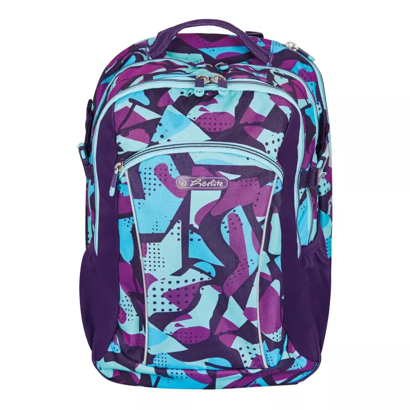 Mokyklinė kuprinė Herlitz Ultimate CamoPurple