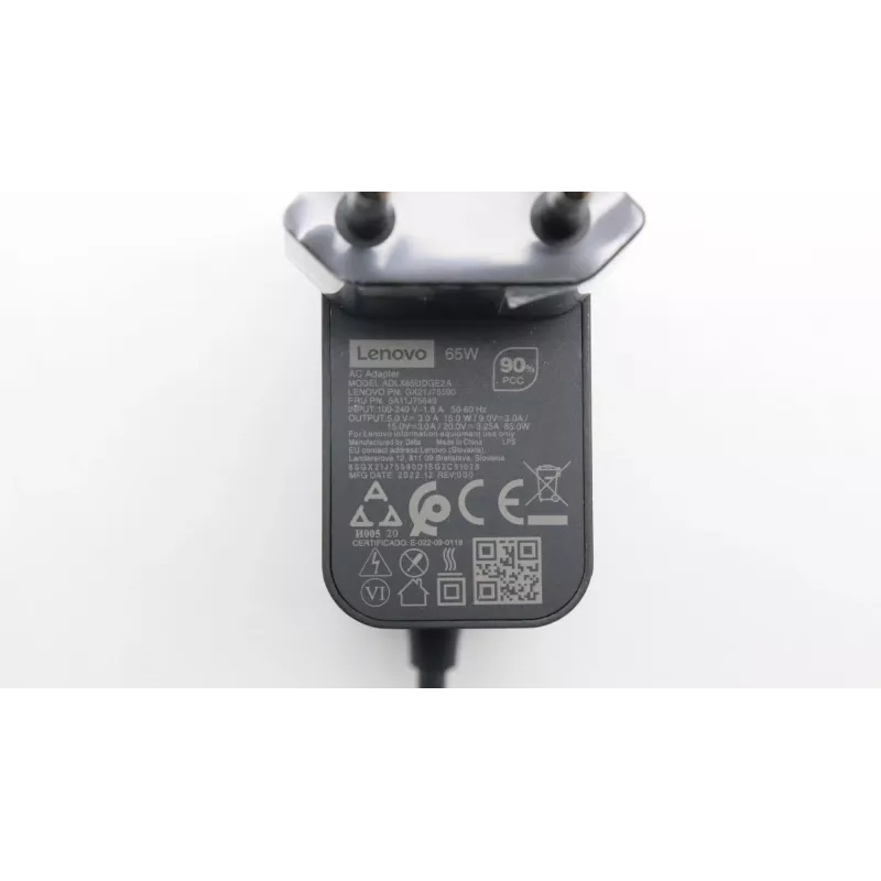 Lenovo 5A11J75649 maitinimo adapteris / inverteris Vidinis 65 W Juoda